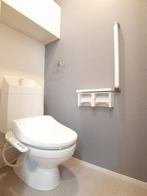 【トイレ】 | クラール曽屋　Ⅱ | 落ち着いた色調のトイレです