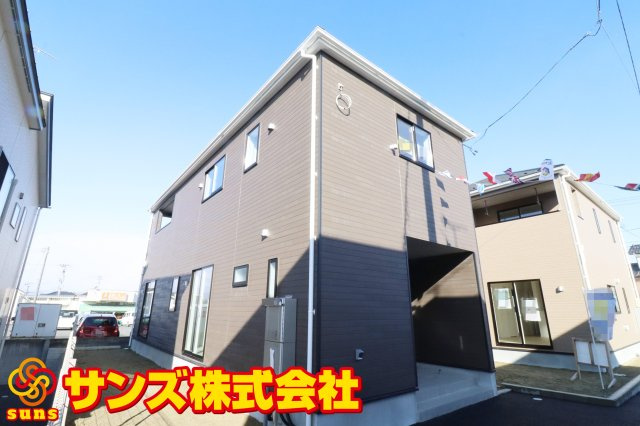 郡山市安積町荒井字柴宮山　　　３号棟　　朝日が丘小学校、郡山第７中学区の外観|南東側から見た外観