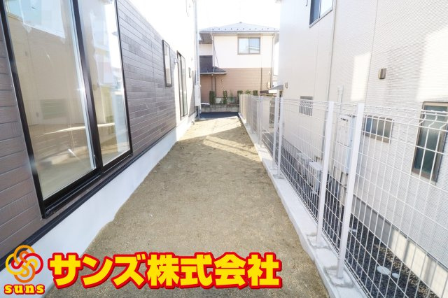 郡山市安積町荒井字柴宮山　　　３号棟　　朝日が丘小学校、郡山第７中学区の庭