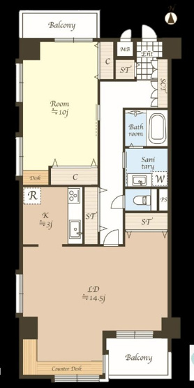 【間取り】 | モンシャトー瀬谷