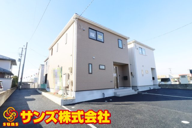 郡山市安積町荒井字柴宮山　　　２号棟　　朝日が丘小学校、郡山第７中学区の区画図