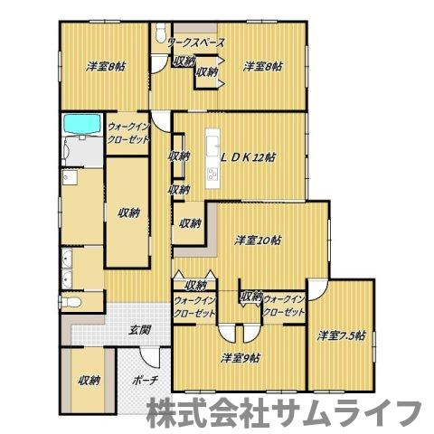【間取り】 | 潤野5LDK戸建て