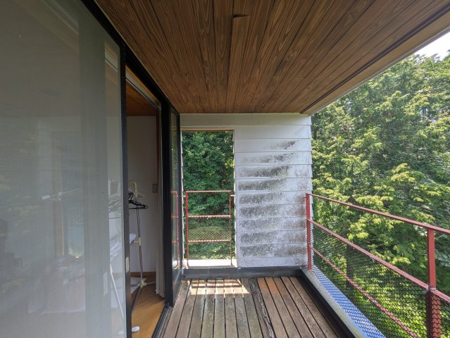 函南町　南箱根ダイヤランドのバルコニー