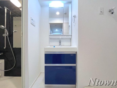 【独立洗面台】 | ハーモニーレジデンス名古屋イースト | 独立洗面台あり、毎朝おしゃれに忙しい女性の方におすすめです