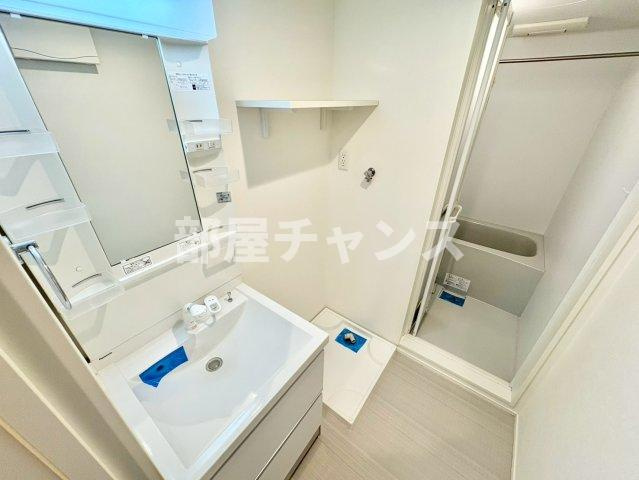 ハーモニーテラス栄イーストの独立洗面台