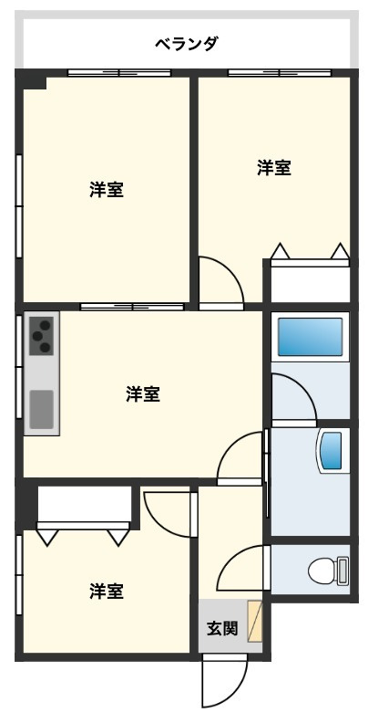 ルネ北小岩の間取り