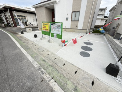 【駐車場】 | 読谷村瀬名波（全2棟）ラストA号棟 | A号棟　駐車3台可♪