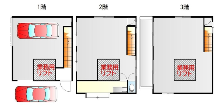 成育４丁目事務所倉庫の間取り