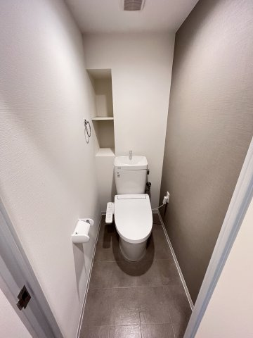 大阪市城東区鴫野西４丁目の賃貸マンションのトイレ