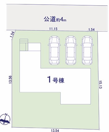 【区画図】 | 高崎市下小鳥町1号棟