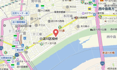 【地図】 | 谷田十三マンション