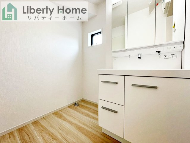 つくばみらい市紫峰ヶ丘1期　新築戸建の脱衣所