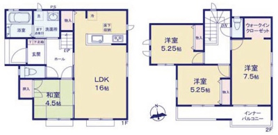 【区画図】 | 読谷村瀬名波（全2棟）B号棟 | B号棟　