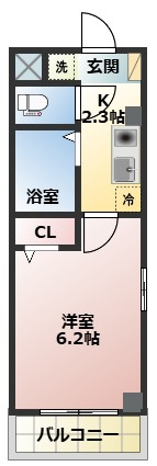 さいたま新都心Aの間取り