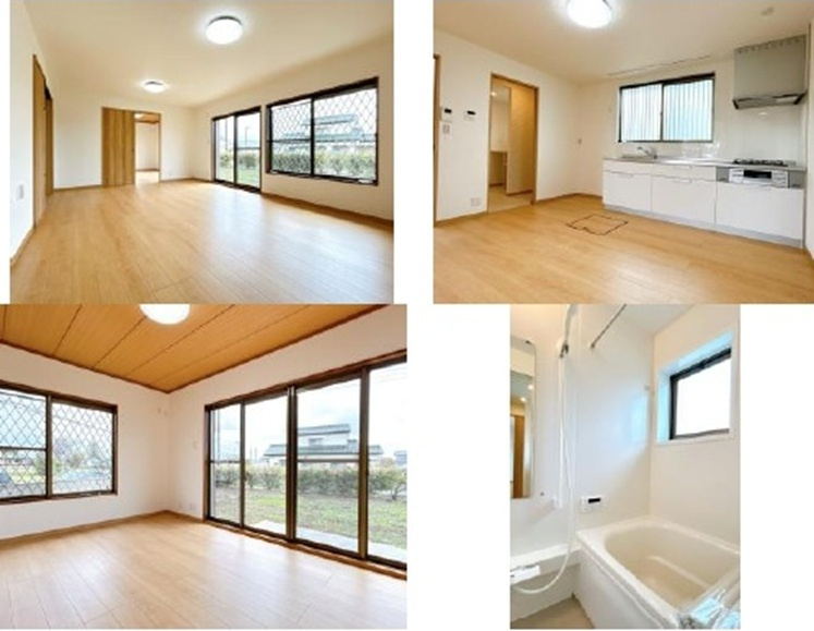 中古戸建　吉見町松崎309（リフォーム住宅）の居間・リビング