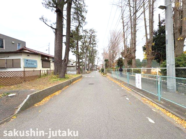 東習志野３丁目　売地の前面道路含む現地写真|東南側１０ｍ公道面