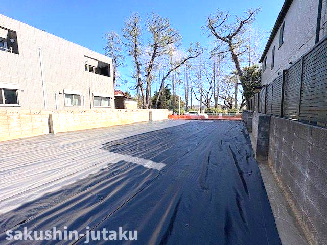 東習志野３丁目　売地の外観|東習志野３丁目　約６０坪の整形地　建築条件なし　更地渡し　確定測量済