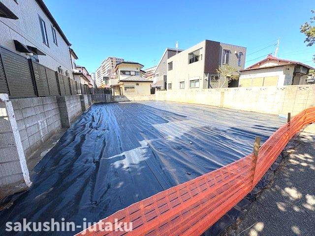 東習志野３丁目　売地の外観|東習志野３丁目　約６０坪の整形地　建築条件なし　更地渡し　確定測量済