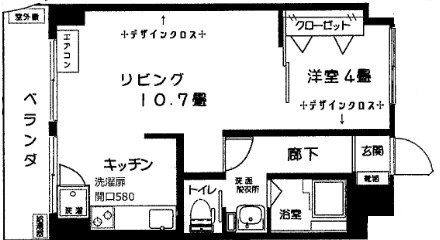 第二メゾン北梅田の間取り