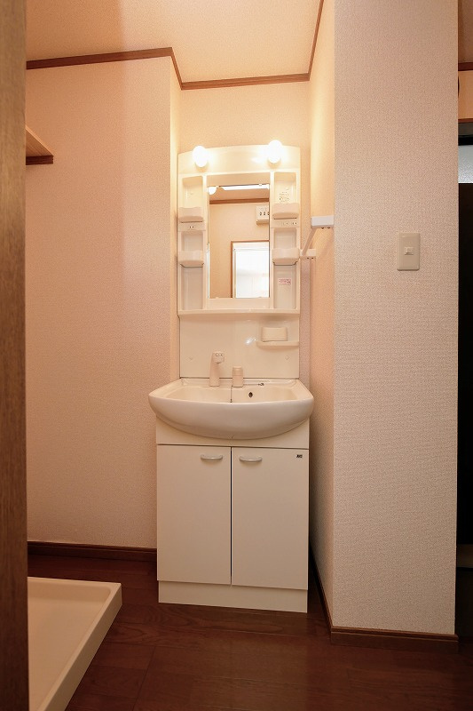 メゾンソレイユＢ棟の洗面所|メゾンソレイユB105号室