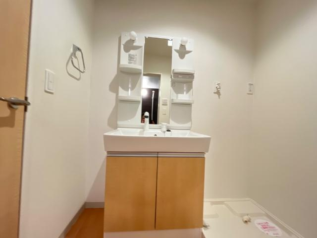 サンガーデンⅡの洗面所|洗髪洗面化粧台