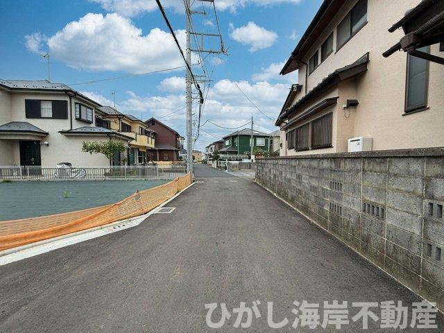 茅ヶ崎市今宿　　売地　　全18区画の前面道路含む現地写真|現地外観