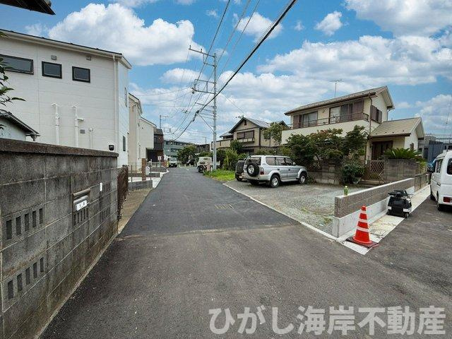 茅ヶ崎市今宿　　売地　　全18区画の前面道路含む現地写真|現地外観