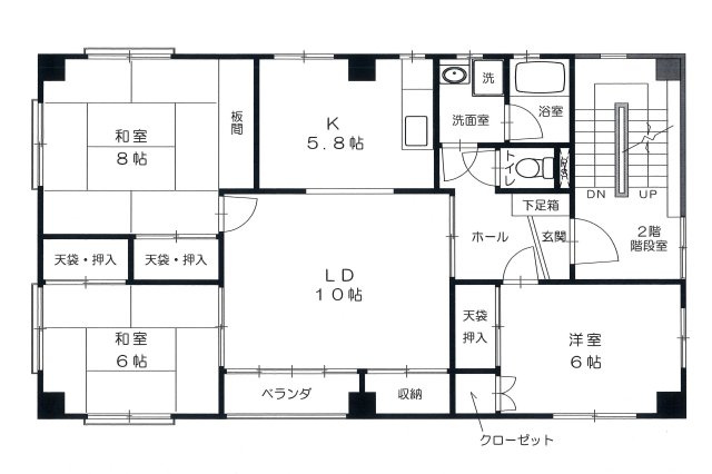 原田ビルの間取り|原田ビル301　