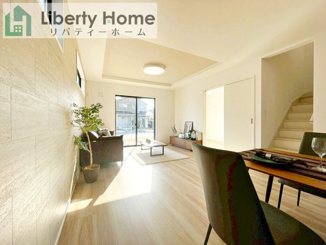 水戸市堀町25期　新築戸建　1号棟のキッチン