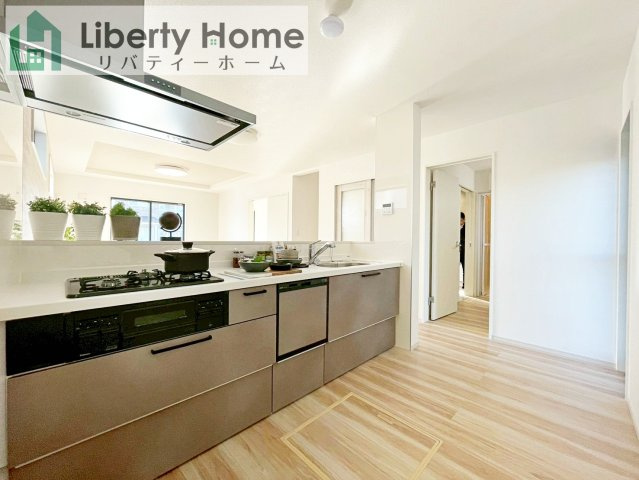 水戸市堀町25期　新築戸建　1号棟のキッチン