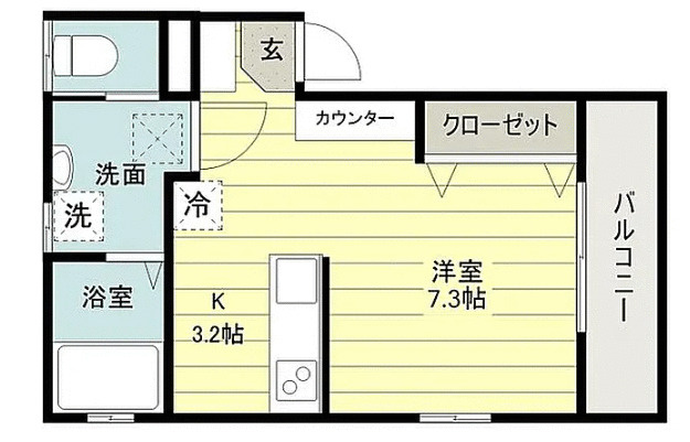 川越市中台元町2丁目のアパートの画像