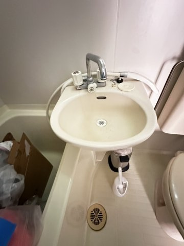 豊強ビルの洗面所