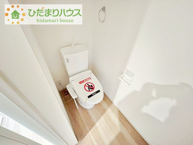 【トイレ】 | 龍ケ崎市野原町4期　新築戸建　4号棟 | 節水できるトイレで、少ないお水でもしっかりと洗浄してくれます！