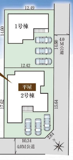 【区画図】 | 深谷市上野台2期　GRAFARE　新築戸建　　全2棟　1号棟 | 1号棟