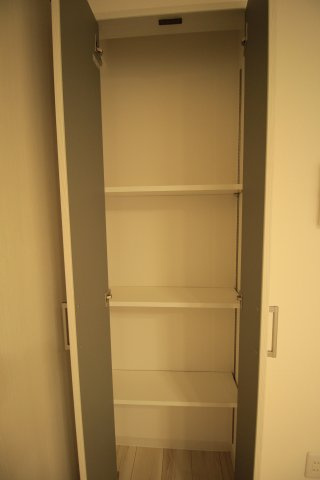 ちょっとした収納スペースも充実しています
