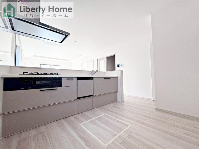 水戸市堀町25期　新築戸建　2号棟のキッチン