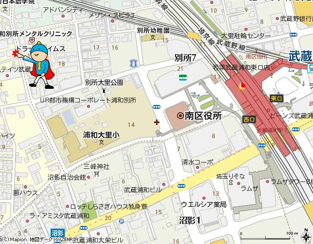 ニューホーム寿の地図