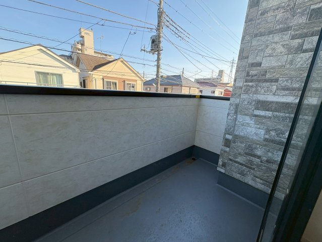 川越市岸町3丁目　新築分譲　東武東上線『新河岸駅』徒歩20分　【新宿小学区】のバルコニー