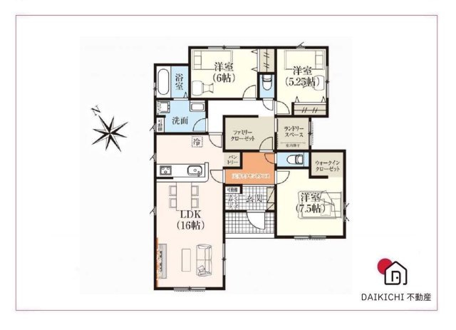 【間取り】 | 深谷市上野台2期　GRAFARE　新築戸建　　全2棟　2号棟 | 2号棟
