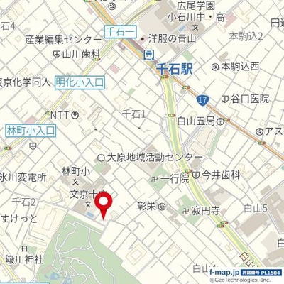 【地図】 | クレッセント小石川植物園