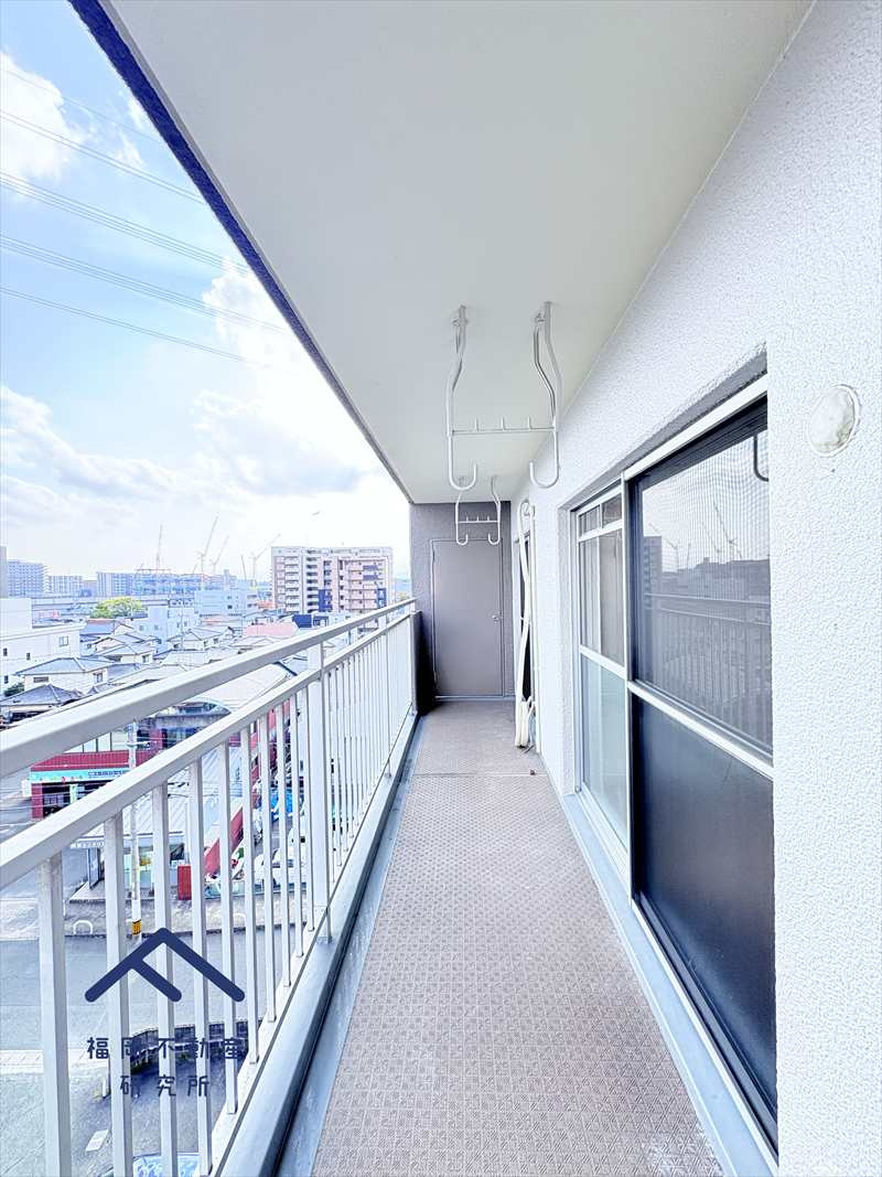 エバーライフ箱崎第２のバルコニー