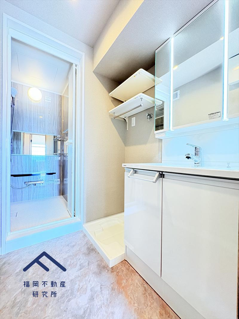 エバーライフ箱崎第２の独立洗面台