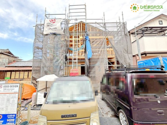 東松山市幸町　新築一戸建て　ブルーミングガーデン　01の外観