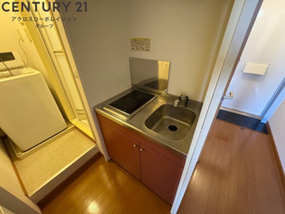 電気コンロ付きのキッチンです！