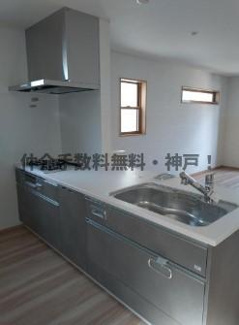 【キッチン】 | 神戸市垂水区西舞子4丁目　新築戸建　仲介手数料無料！ | 垂水区西舞子4　新築　仲介手数料無料！