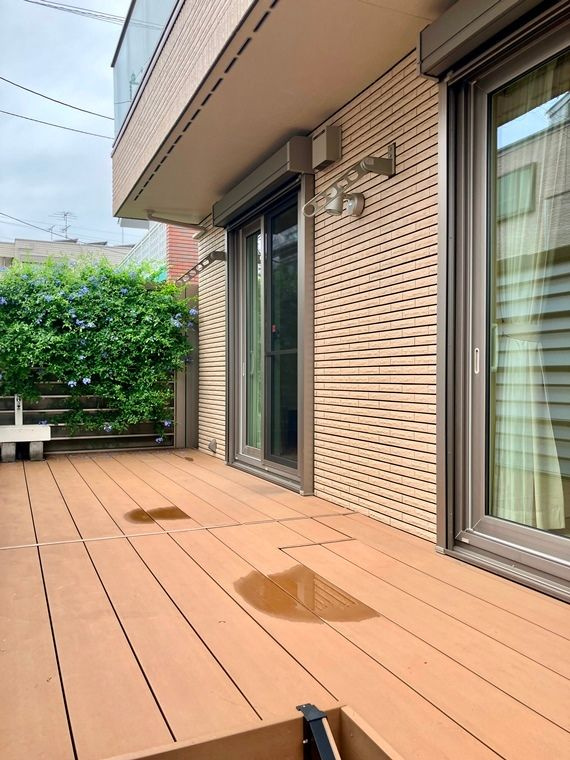代沢戸建のバルコニー
