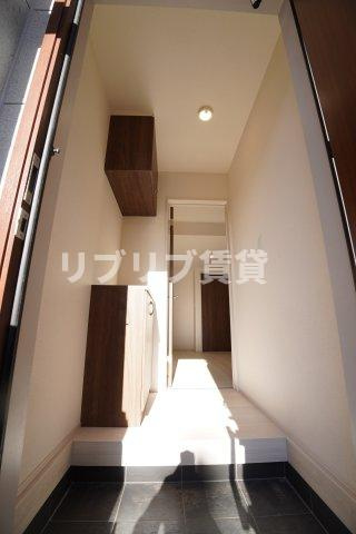 リーブルファイン若葉桜木の玄関
