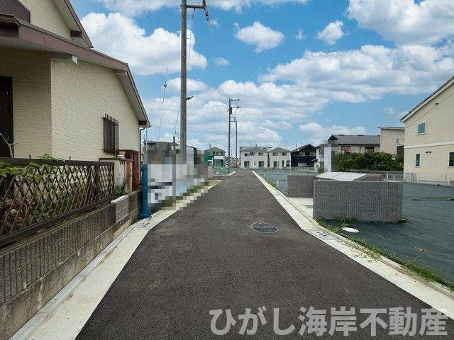 茅ヶ崎市今宿　　売地　　全18区画の前面道路含む現地写真|現地外観