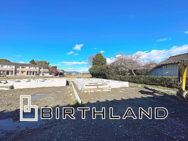 新築戸建・新築建売　いわき市錦町花ノ井３期　錦小・錦中の外観|〈５号棟〉現在建築中です！同社完成物件ご案内可能♪お気軽にお問い合わせください！