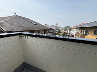 【バルコニー】 | 神戸市西区竹の台5丁目　新築戸建1号棟　仲介手数料無料！ | 陽当たり良好なバルコニーです